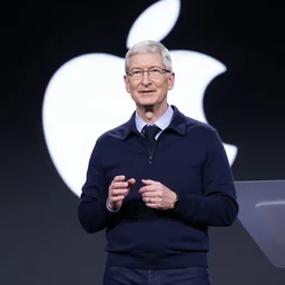 tim cook unveils the apple car
