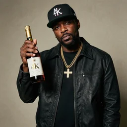 news still of a drunk method man holding a bottle, 4 k, professional