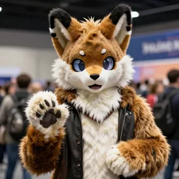Walter White dresses up in a fursuit too attend furry convention, Real Event, Realistic, HDR, Clear Image, Dynamic lighting,