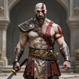 Kratos wearing islamic clothes