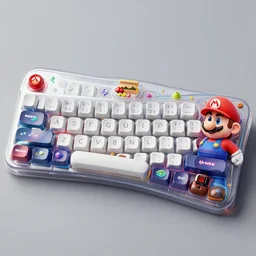 a super mario keyboard, concept design