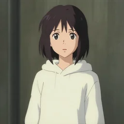 anime movie scene, mamoru oshii, otomo, ultra wide, vanishing point, hoody woman explorer, watercolor, crater, chasm, collapse, sinkhole, spiderwebs, flowers, billboards, sun beam, dusty volumetric lighting, back lit, paper texture, puddles, deserted shinjuku junk, brutalist, golden ratio composition, yellow, red