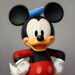 donald duck as mickey mouse, digital painting, extremely detailed, 4 k, intricate, brush strokes, mark arian, artgerm, bastien lecouffe - deharme