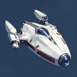 protoss spaceship in anime style