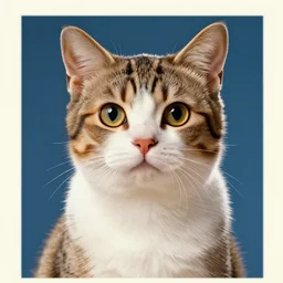 poster for an 8 0 s action film where the main character is a cat