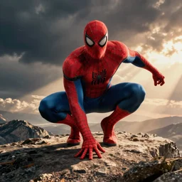 Dwayne Johnson as SPIDERMAN in movie directed by Christopher Nolan