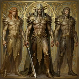 a detailed full body portrait of skol, by greg rutkowski and justin gerard, digital art, monstrous, art nouveau, baroque style, realistic painting, very detailed, fantasy, dnd, character design, trending on artstation