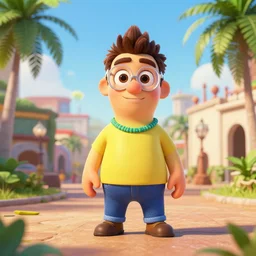 f3d render of still of Brazil History movie, , blender, trending on artstation, 8k, highly detailed, disney pixar 3D style