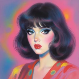 a fever dream, airbrush painting, 8 k, detailed, 1 9 8 0 s,