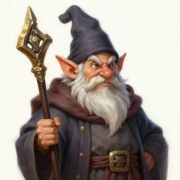 a detailed portrait of a gnome wizard, by victo ngai and justin gerard, digital art, realistic painting, very detailed, fantasy, dnd, character design, trending on artstation