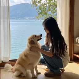 me with my dog in heaven