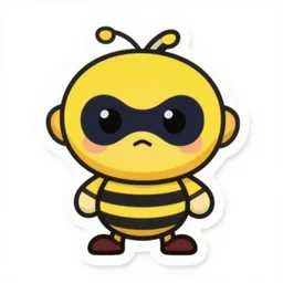 cute miss mascot shaofouine shaofouine mienshao super hero sticker art, cronobreaker, beeple game icon