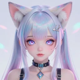 cyberpunk nekopara fantastically detailed eyes cute girl portrait with fantastically detailed cat ears!!!!!!!!!!!! dressed like a cat modern anime style, made by Laica chrose, Mina Petrovic, Ross Tran, WLOP, Ruan Jia and Artgerm, Range Murata and William-Adolphe Bouguereau, unreal Engine Fantasy Illustration. award winning, Artstation, Hyperdetailed, 8k resolution ethereal bloom effect in pastel colours