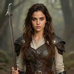 eiza gonzalez portrait as a dnd character fantasy art.