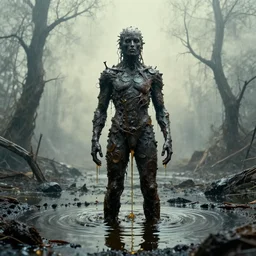 man made of oil, film still from the movie directed by denis villeneuve and david cronenberg with art direction by h. r. giger and heavenlydaemonic