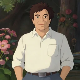 a wholesome animation key shot of gustavo petro, medium shot, studio ghibli, pixar and disney animation, sharp, rendered in unreal engine 5, anime key art by greg rutkowski, bloom, dramatic lighting