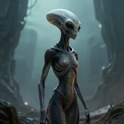 slender alien first contact, cinematic, dramatic ambient lighting, epic composition, high detail, octane render, unreal engine, 8 k, depth of field, concept art, digital art, deviantart artstation, ray tracing, apocalyptic, very sharp,