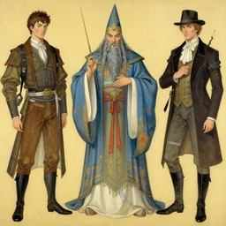 wizard, character design, ming dynasty, colorful, painting by gaston bussiere, craig mullins, j. c. leyendecker, tom of finland
