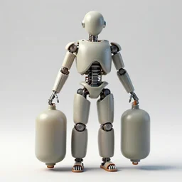 humanoid made out of gas