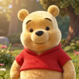 Xi Jinping as Winnie the Pooh, octane render, high particle count, warm and fuzzy