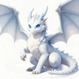 blue eyes white dragon by fabiola