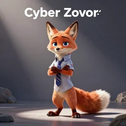 cyber fox zootopia furry style