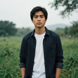 a portrait of a character in a scenic environment by david de leon luis