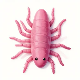 pink communist propaganda of a tardigrade