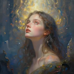 everything is a dream, abstract, masterpiece, beautiful, magical, epic environment, fantasy landscape, perfect girl, love, divine, pretty face, thought provoking, highly detailed, atmospheric light, unique, artstation, art by wenjun lin and artem chebokha and alena aenami and ian llanas