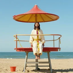 jesus as a lifeguard