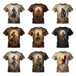 t - shirt printable concept art fantasy assets 4 x 4