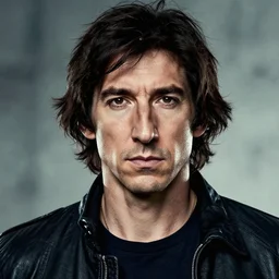 a wwiii propaganda portrait of adam driver, hyperrealism, highly detailed