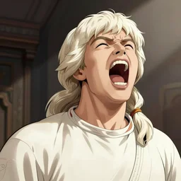 apollo screaming, illustration drawing