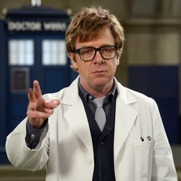 a film still of elton john as the new doctor in doctor who