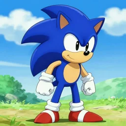 A still of Sonic the Hedgehog in Spirited Away (2001)