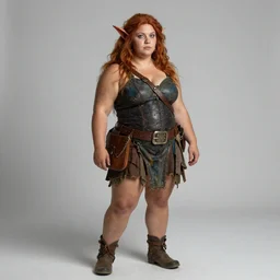female dwarven woman, chubby short stature | by donato giancola