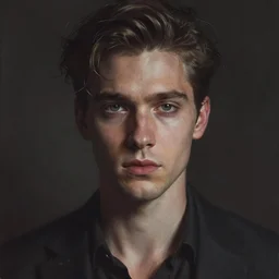 dramatic portrait by artgerm and loish, rhads, stunning artwork, ambient
