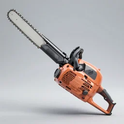 hybrid between chainsaw and shotgun, realistic, octane render, 3 d render, unreal engine, studio lighting