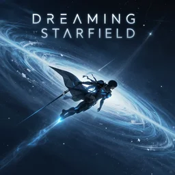album cover art for dreaming flight of starfield by akihiko yoshida