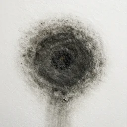 black mold on wall
