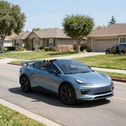 personal flying car, suburbia, 2 1 0 0