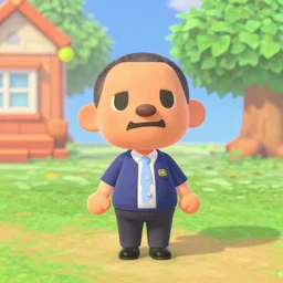 screenshot of obama in animal crossing new horizons, hd