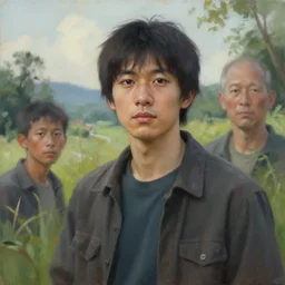 hyperrealistic detailed portrait of a character in a scenic environment by hsiao - ron cheng, dan hillier, fintan magee