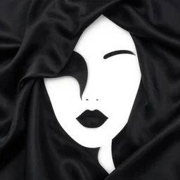 epic concept art. abstract female face silhouette mixing with black and color silk blankets. abstract sculpture. art deco swirls. masterpiece by michelangelo. concept art, matte painting. elegant masterpiece, symbolism, michelangelo. 1 7 th century french painting. neoclassicism. greg rutkowski, wlop, victo ngai. kandinski. nigreto