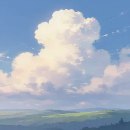 landscape, spring, morning, beautiful cloud, quiet, no people, anime background,, illustration, sharp focus, intricate, smooth, super wide angle, trending on artstation, trending on deviantart