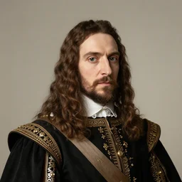 photorealistic portrait of gustav i eriksson vasa. year 1 5 2 4