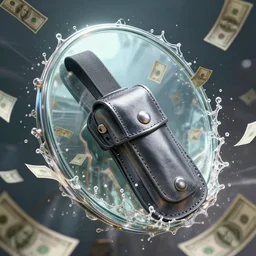 epic professional digital art of a mirror looping a splashing medical holster where all the cash speeds every year, a shade lashes on the same day,, best on artstation, cgsociety, wlop, Behance, pixiv, astonishing, impressive, outstanding, epic, cinematic, stunning, gorgeous, breathtaking fantasy art, masterpiece.