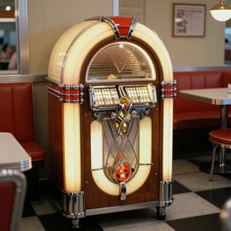 diner, 1950s,jukebox,8K, by syd mead