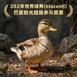 duck with necklace