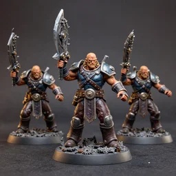 gears of war marcus as warhammer tabletop figurines